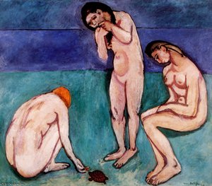 Baigneuses À La Tortue Huile Sur Toile Saint-louis, Museum — Henri Matisse
