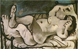 Lying Female Nude — Pablo Picasso