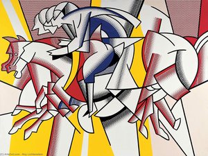 The Red Horseman — Roy Lichtenstein