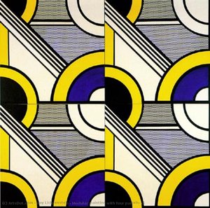 Modular Painting With Four Panels, #1 — Roy Lichtenstein