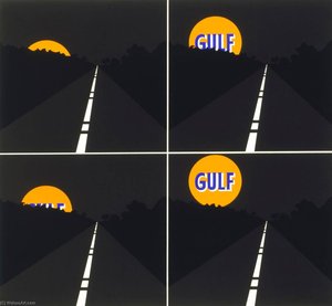 June Moon 1963, From The Portfolio 7 Serigraphien — Allan D'arcangelo