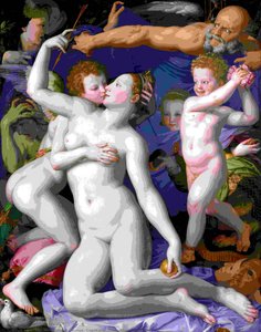 Venus, Cupid And Time (allegory Of Lust) — Agnolo Bronzino