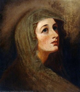 Lady Hamilton As A Vestal — George Romney