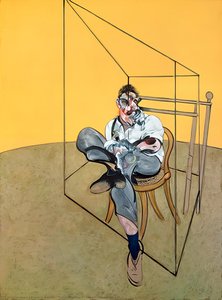 Three Studies Of Lucian Freud, Center — Francis Bacon