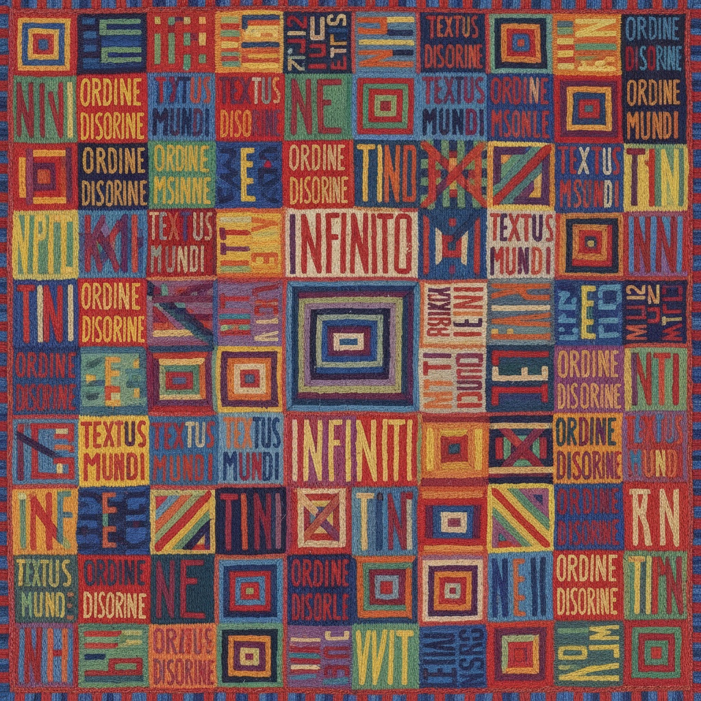Alighiero Boetti Conceptual Textile