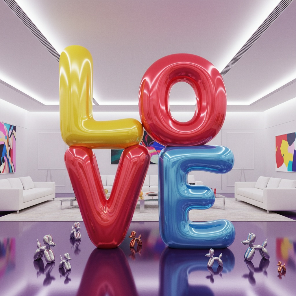 Jeff Koons Reflective Pop