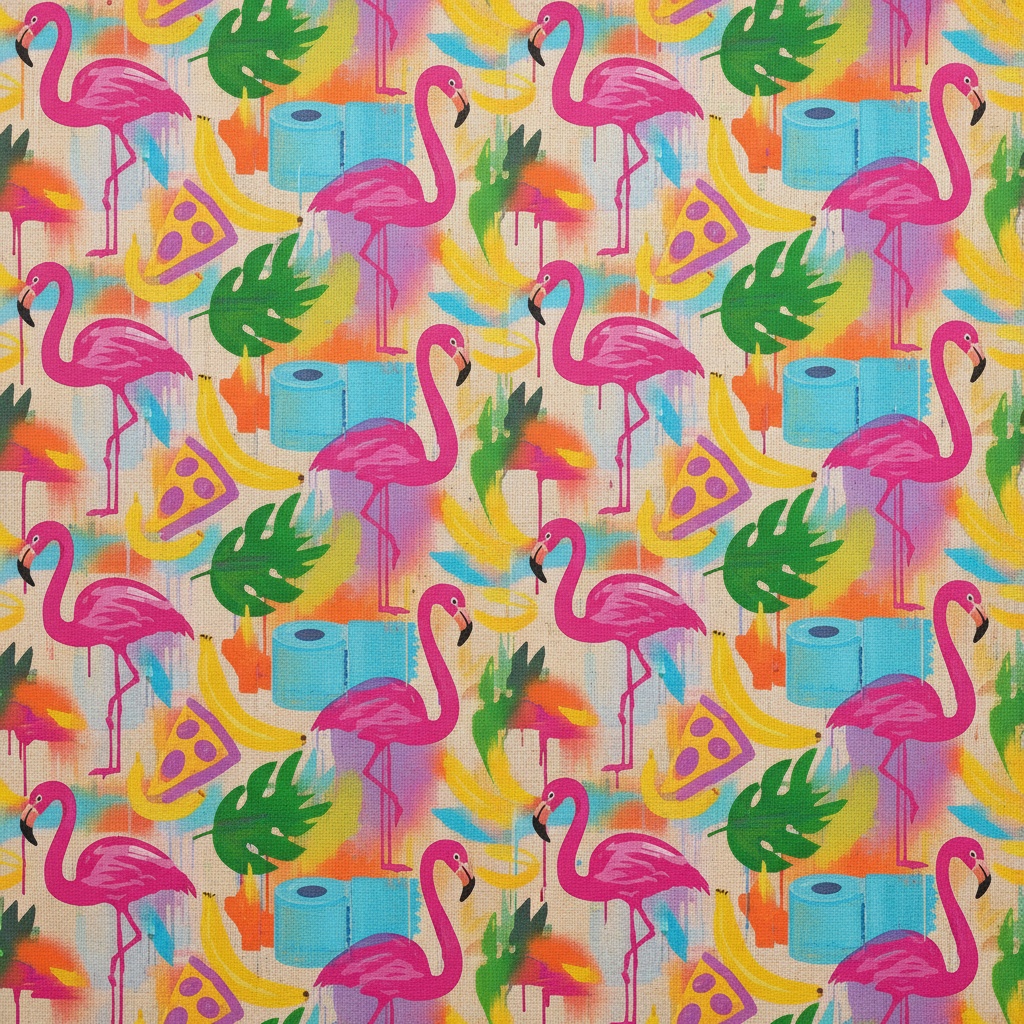 Katherine Bernhardt Pattern Painting