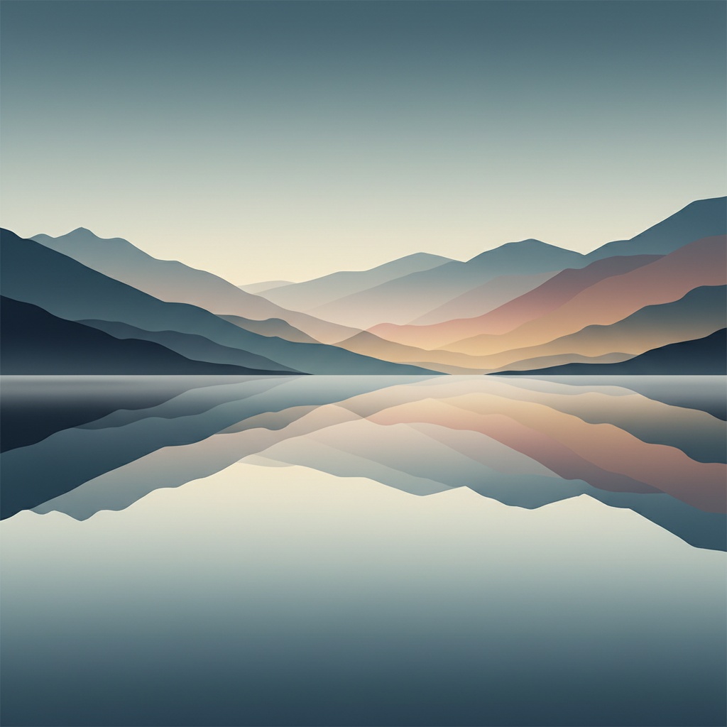 Modern Landscape Reflection